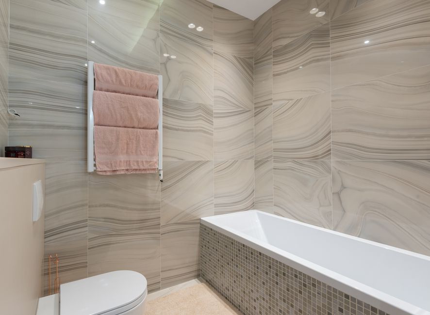 Beautiful ceramic bathroom tiles